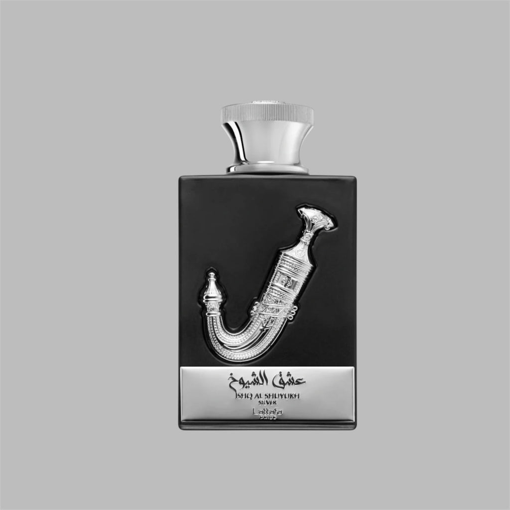 Lattafa Pride Ishq Al Shuyukh Silver.