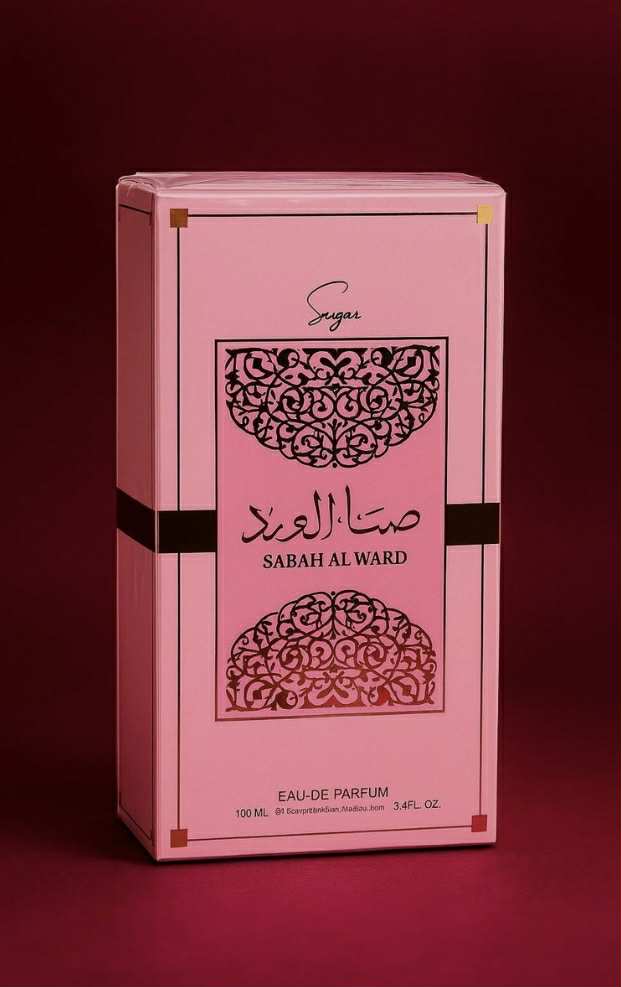 Sabah Al Ward Sugar.Al Wataniah.Agua De Perfume.100.ml .Mulher