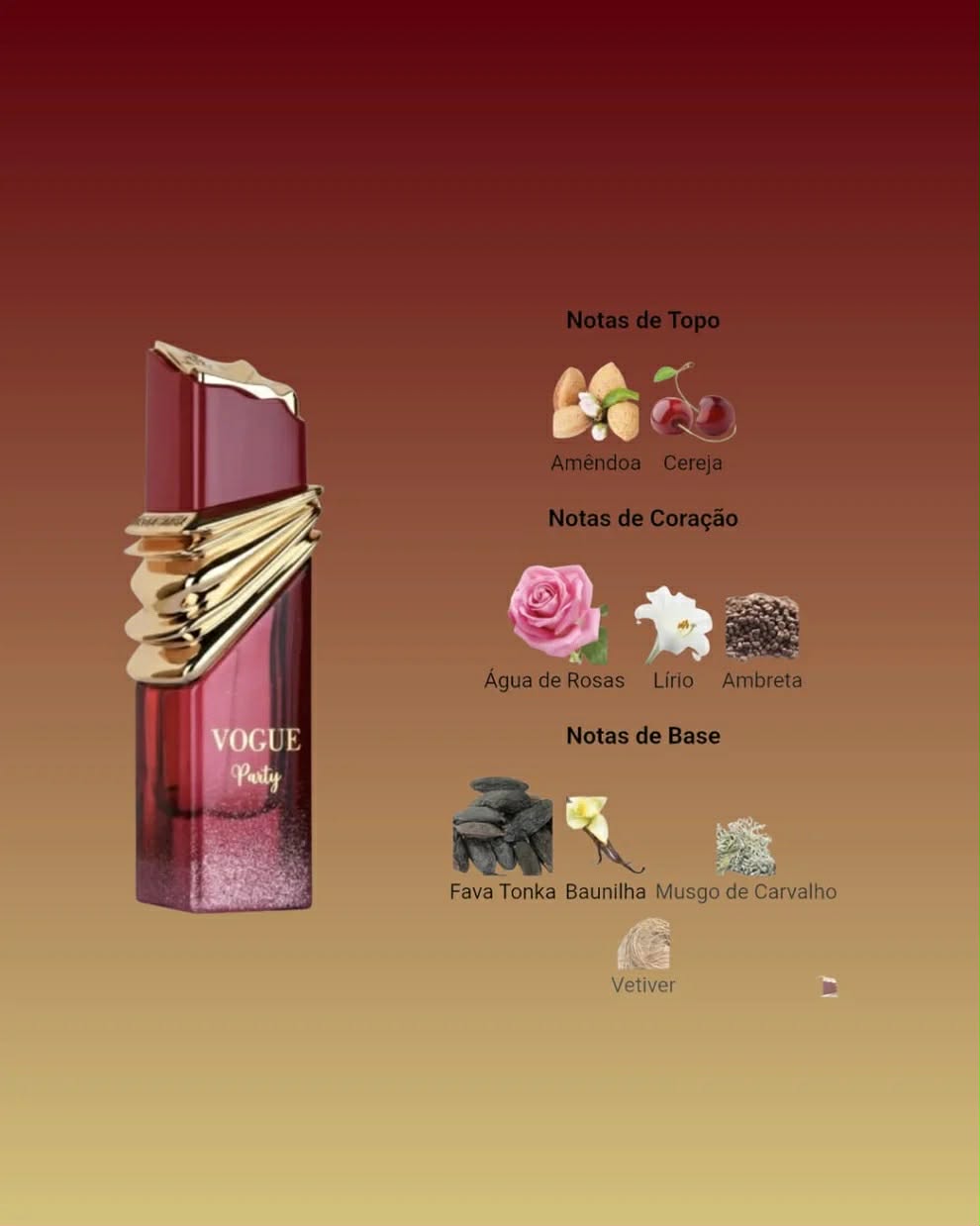 Vogue Party Maison Alhambra Agua De Perfume.100 ml Mulher